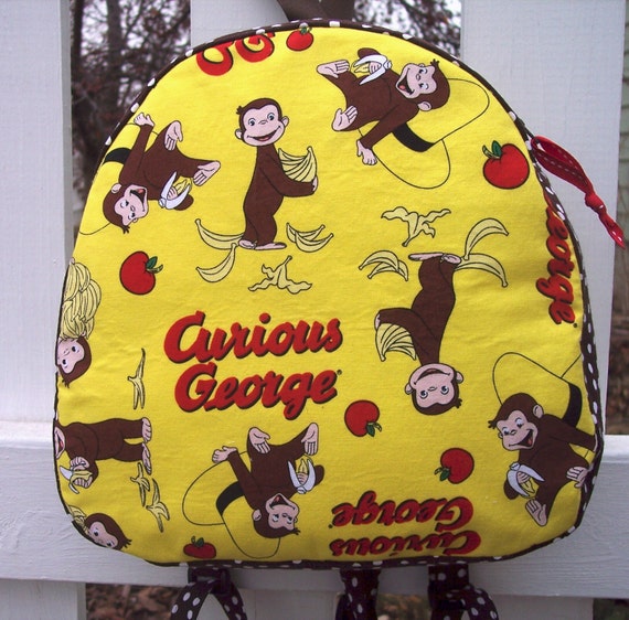 curious george plush backpack