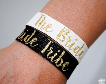 Bride Tribe Team Bride Hen Party Wristbands - Bachelorette Hen Party - Wristband - Bracelets - Favours - Hen Do Accessories