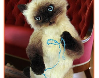 Cat Sewing pattern, Stuffed animal Pattern, PDF Cat Pattern, Plush Animal Pattern, Cat Stuffy, Plush Cat, Teddy Bear Pattern, Cat Pattern