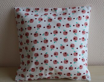 thin cushion - pattern love Apple - 24 x 24 cm - pillow cover