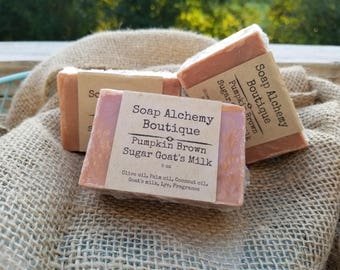 Pumpkin & Brown Sugar Goats Milk Soap