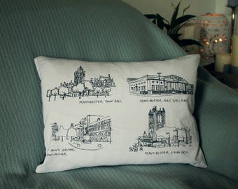 Manchester Landmarks Cushion