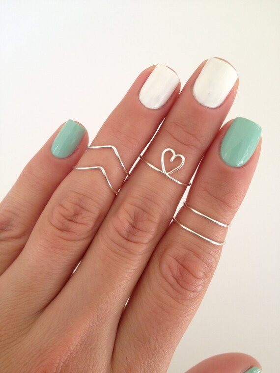How To Make Chevron Midi Rings How To Make Chevron Midi Rings