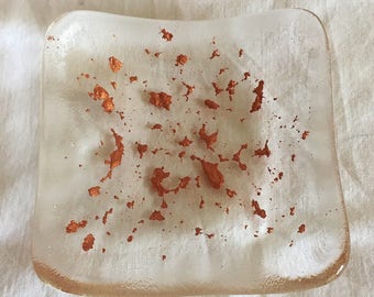Sushi Sauce Dish With Copper Mica