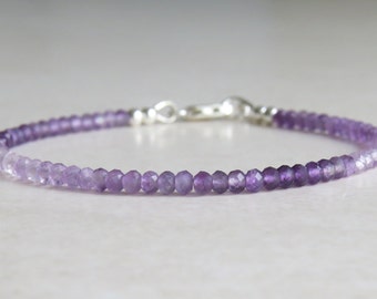 Shaded Amethyst Bracelet