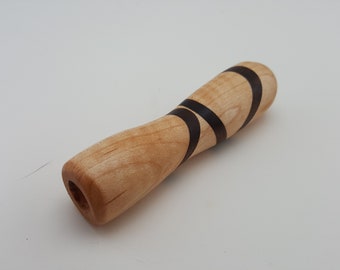 Curly Maple and Walnut Wooden Chillum