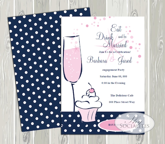 Cupcakes And Champagne Invitations 10