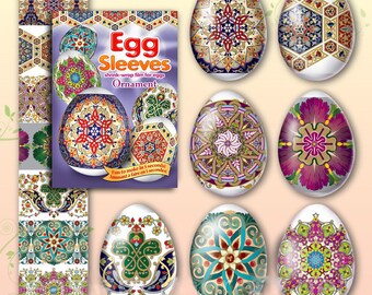 Ornament #13 Easter Egg Sleeves Pysanka Shrink Wraps Pisanky