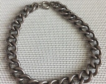 Vintage AUTOMADE Sterling Silver Heavy Link Bracelet 12.30.5
