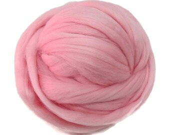 Merino / Silk Roving, (Powder)