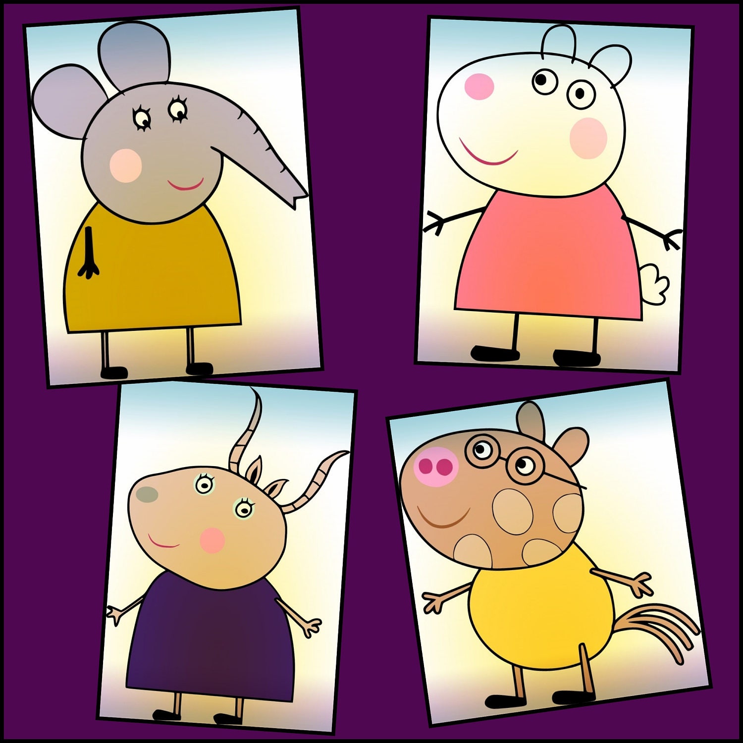 Download Peppa Pig SVG Peppa Pig Layered SVG Png Jpeg Files Peppa