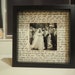 Any song or words made to order. Personalised wedding, anniversary, first dance lyrics, vows box frame. Perfect Mother's Day gift!