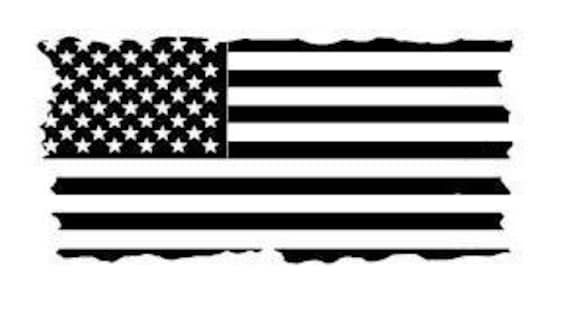 REFLECTIVE Distressed Flag Decal/Distressed Flag/Flag/USA
