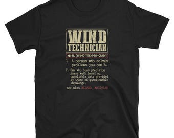 Wind Technician Shirt Definition Gift Tee