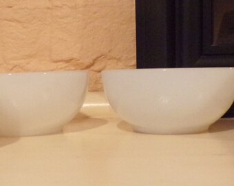 Set of 4 Fire King Bird Bowls - 3 Mallard Duck and 1 Canada Goose