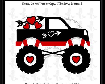 Free Free 299 Monster Truck Valentine Svg SVG PNG EPS DXF File