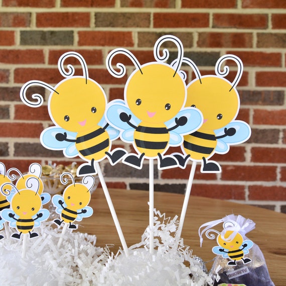 3 abeja decoraciones para la mesa centros de abeja abeja