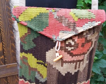 VINTAGE KILIM BAG.......Turkish handmade