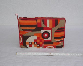 Vintage 70s. J Op Art Culture pouch-panton-space Age era