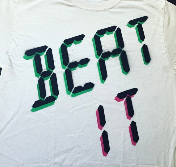 Beat It Spray Painted Shirt