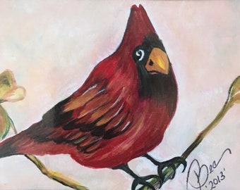 Cardinal painting