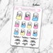 C019 | Relax Snuggling Chloe Doodle Stickers