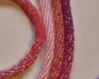 Beaded rope necklace | Etsy