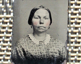 GEM Size Tintype - Lady Gertrude