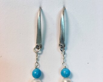 Pearl & Turquoise Earrings!