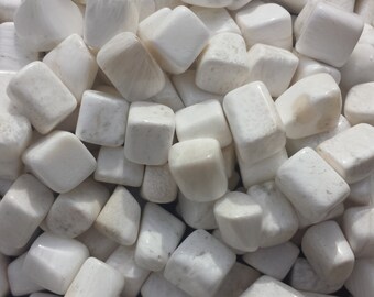 SCOLECITE TUMBLED Stone One (1) Medium/Large Natural Tumble Stone
