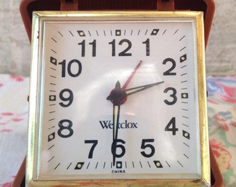 Vinrage Westclock Travel Clock