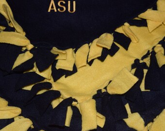Black and Gold Fleece Blanket