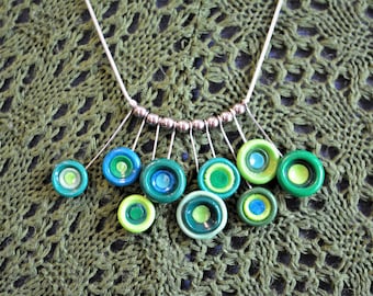 Funky Bright Green Necklace