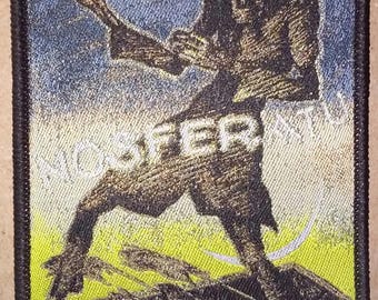 PATCH - Nosferatu (woven) Horror movie, Max Schreck, F. W. Murnau, Count Orlok - Vampire / Dracula