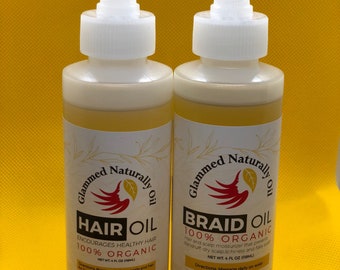 4oz Hair & Braid Oil Bundle