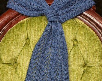 Majestic Blue Lace Merino Wool & Tencel