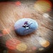Magpie Story Stone - Hand Painted Magpie Bird Art Illustration Story Stone Pebble Decoration - Animal Totem - READY TO SHIP