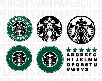 Starbucks SVG STARBUCKS Logo // Silhouette - Cameo - Cricut // Clip Art, SVGs , Instant Download