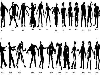 Vinyl Zombie Characters
