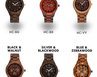 Mens Wooden Watch, Man personalize, wooden watch for man, Gift for Him, Wood Watch, watch for man, 5th Anniversary gift, personalize watch
