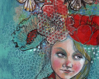 Dreaming Of You -ACEO Open edition reproduction by Maria Pace-Wynters
