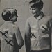 Airplane Cardigan Pattern Children 4 and 6 years Mary Maxim 8035 Sweater Jacket Worsted Weight Yarn Vintage Paper Original NOT a PDF