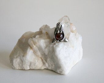 Earth Mother Rhodolite Cabochon Pendant