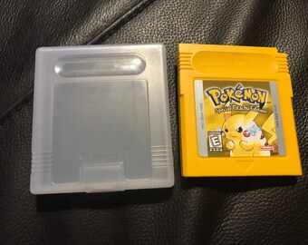 Pokemon jaune Pikachu spécial Edition (Game Boy Color, 1998) du jeu vidéo Vintage