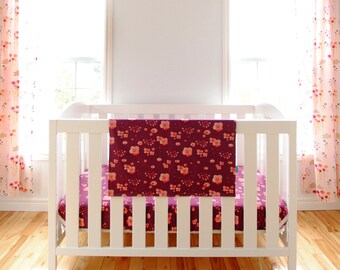 Organic Baby Blanket in Cherry Blossoms