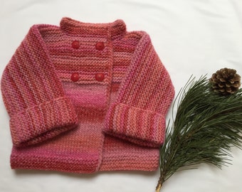 Pull en laine pour petite fille