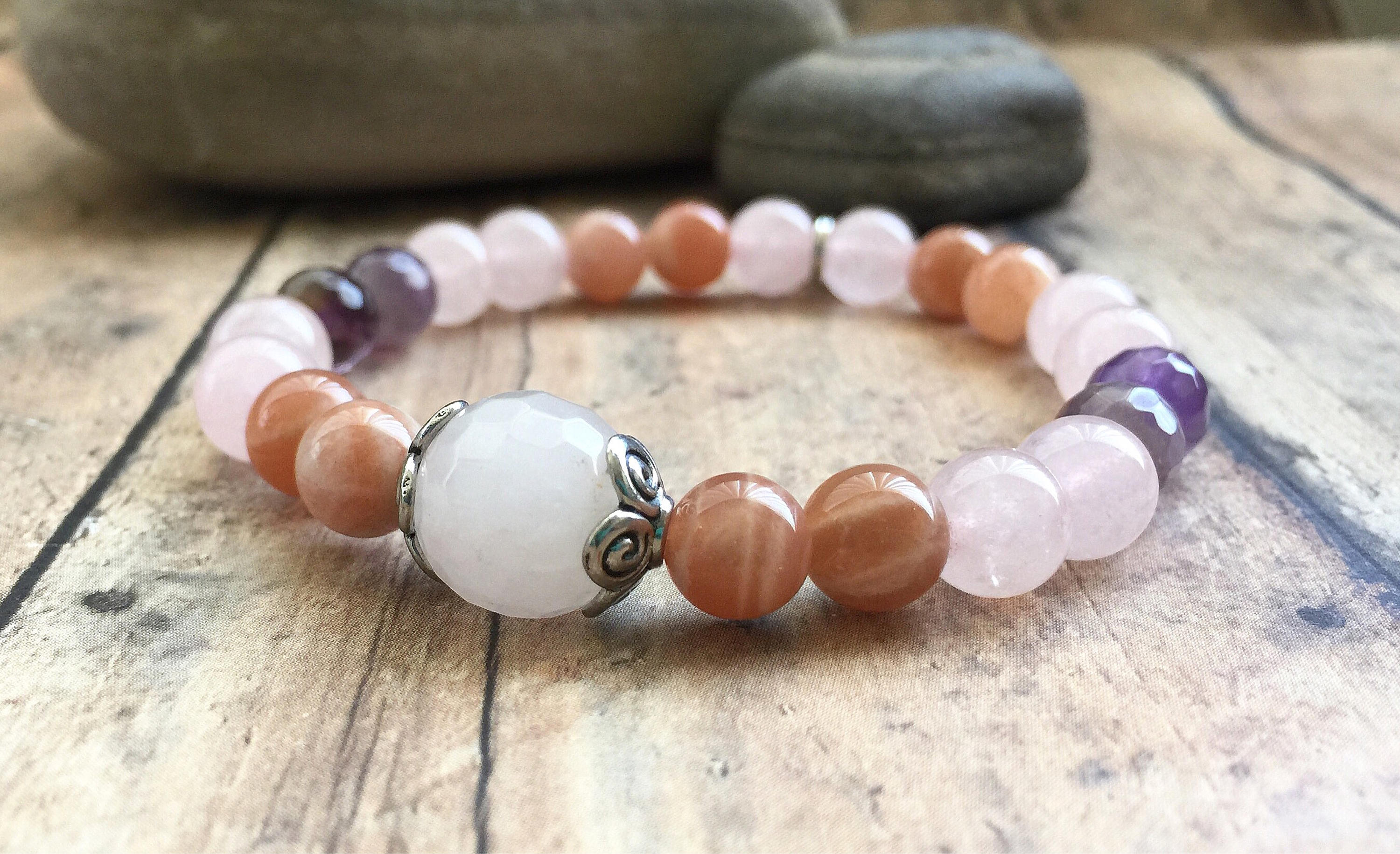 Pregnancy Bracelet Mom To Be Gift Moonstone Bracelet