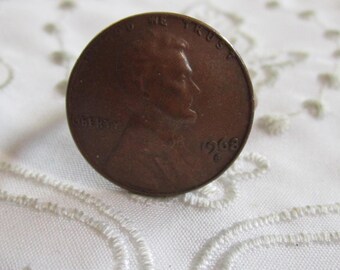 Vintage 1968 Copper Penny Ring