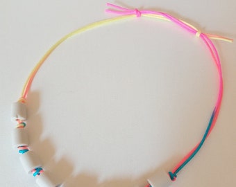 Anti tick natural necklace / ceramic EM / adjustable dog collar / micro-organism / natural repellent / ar dog Pen