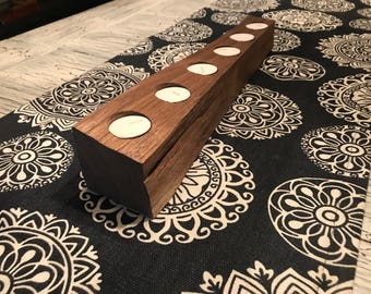 Natural Walnut Wood Tealight Candle Holder